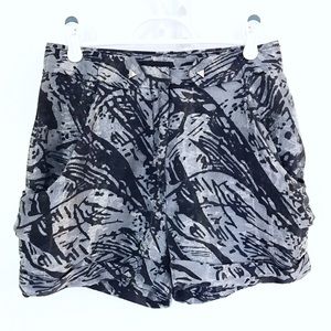Anthro Jen Kao High Waist Chiffon Shorts